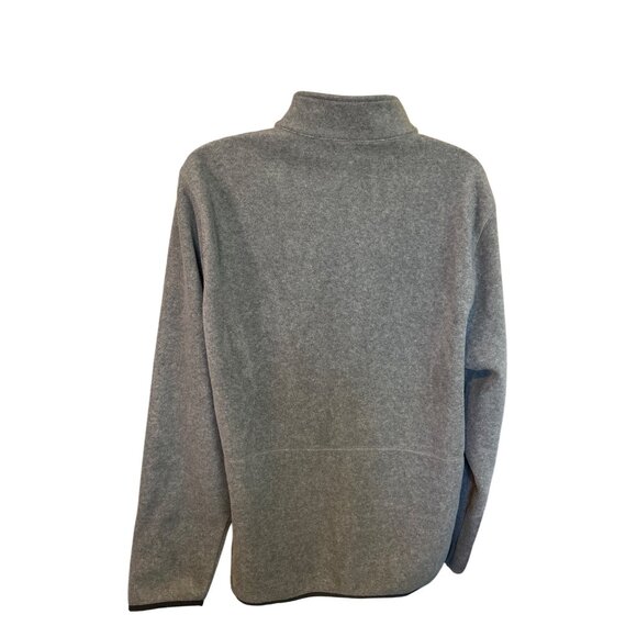IZOD Men’s Gray Fleece Jacket XXL Full Zip Casual Outdoor Warm Layer Classic - Picture 3 of 9